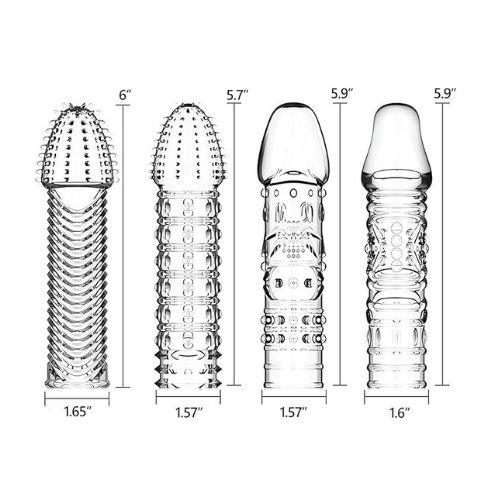 Threaded mace Condom  Ring Extended Sleeve