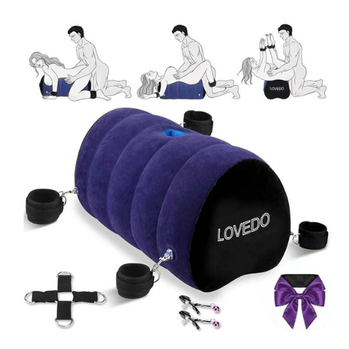 Sex Pillow with BDSM Bondage Heart