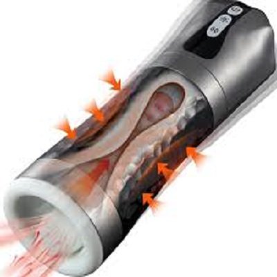 3 in 1 Automatic Male Masturbator Cup with Sucking & Vibrating & Thrusting Modes
