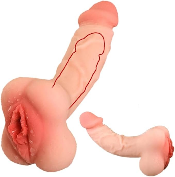 Dildo Male Masturbator with Pocket Pussy