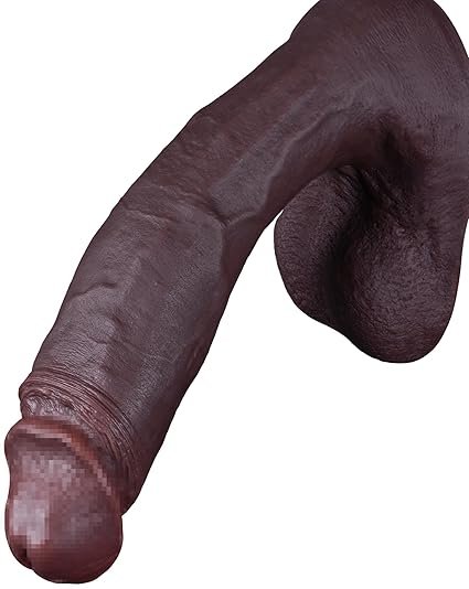 9 Inch Black Realistic Dildo
