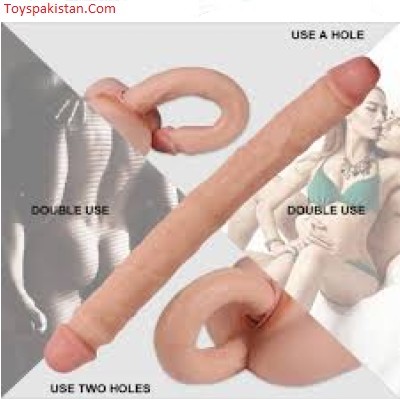 Realistic Double Ended Dildo Adult Toy Lesbian 10.62 Inch Double