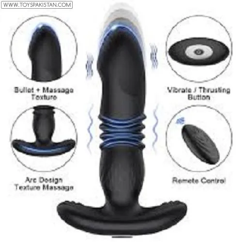 Telescopic Vibrating Butt Plug In Pakistan